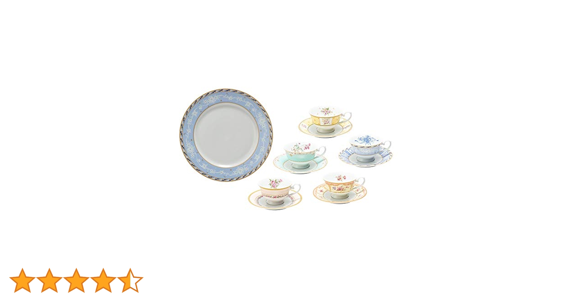美品　NARUMI 花柄食器セット 2枚組　ナルミ食器　花柄食器　花柄お皿 Amazon｜NARUMI(ナルミ) 食器セット フローラルブティック 花柄